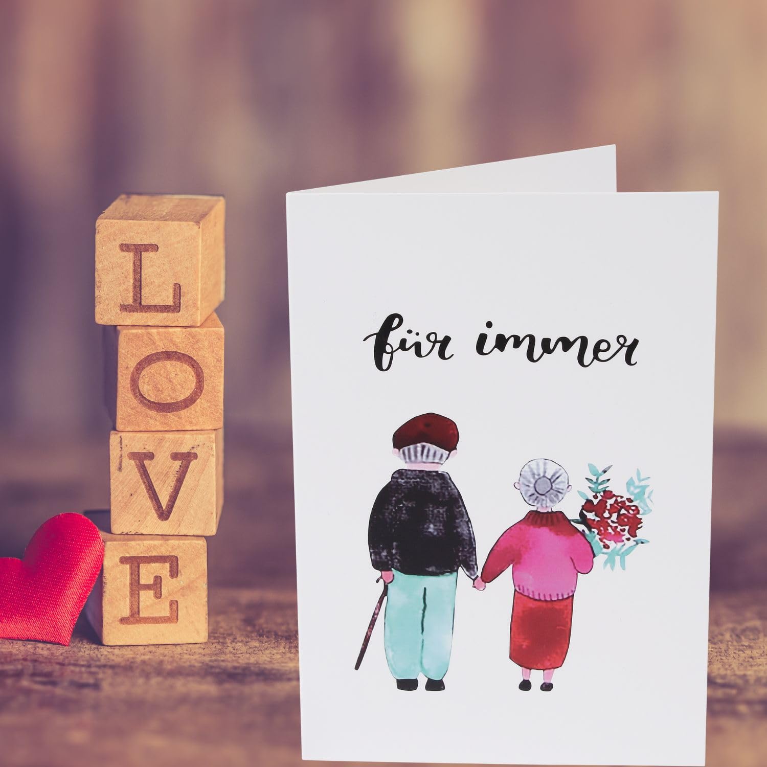 Hochzeitskarte „Till Death Do You Part“ – Romantische Glückwunschkarte Für Brautpaar & Verlobte