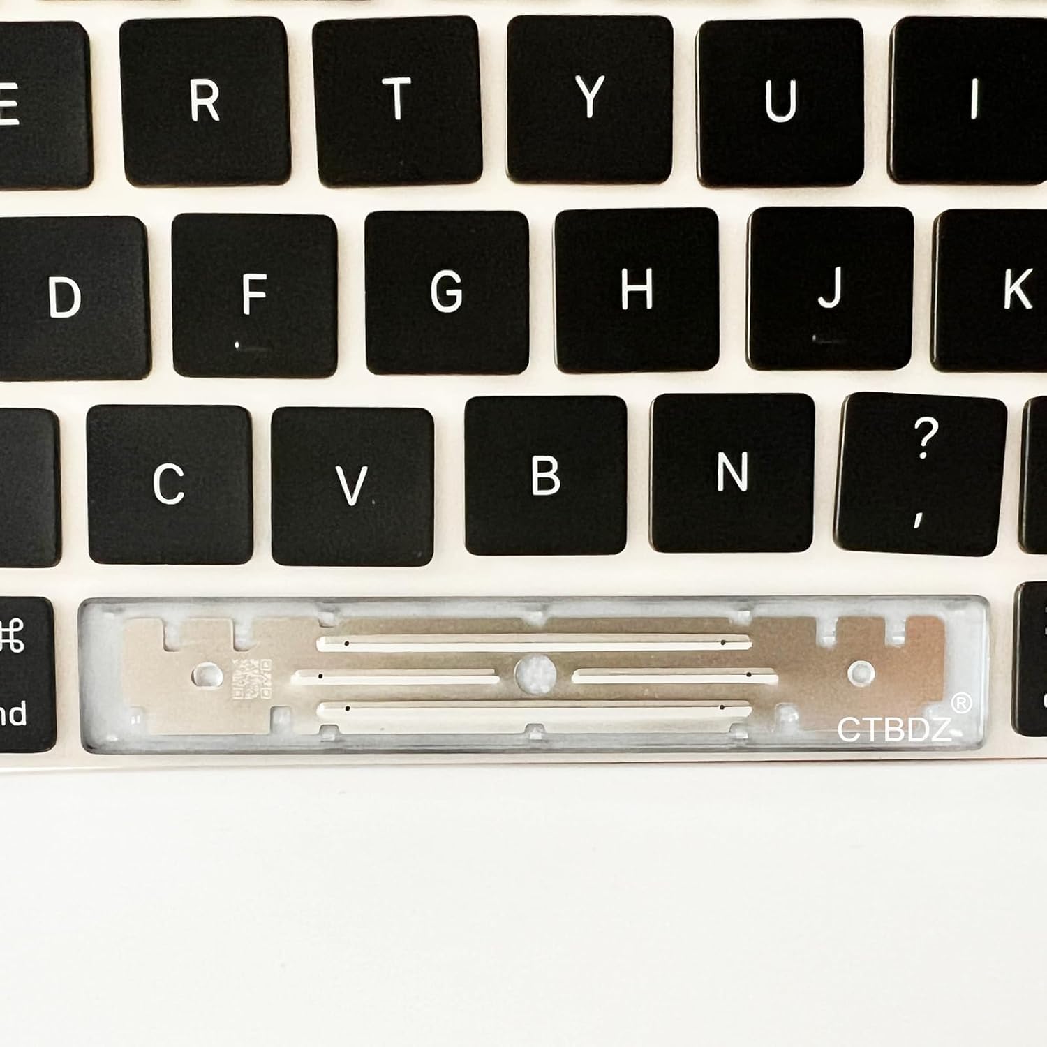 Tasti di ricambio per tastiera UK per MacBook Pro 14" 16" M4 Pro/Max A3185 A3186 A3401 A3112 A3403 A3404, per MacBook Air 13" 15" M4 A3240 A3241 2024-2025 (Midnight Keycap) s)