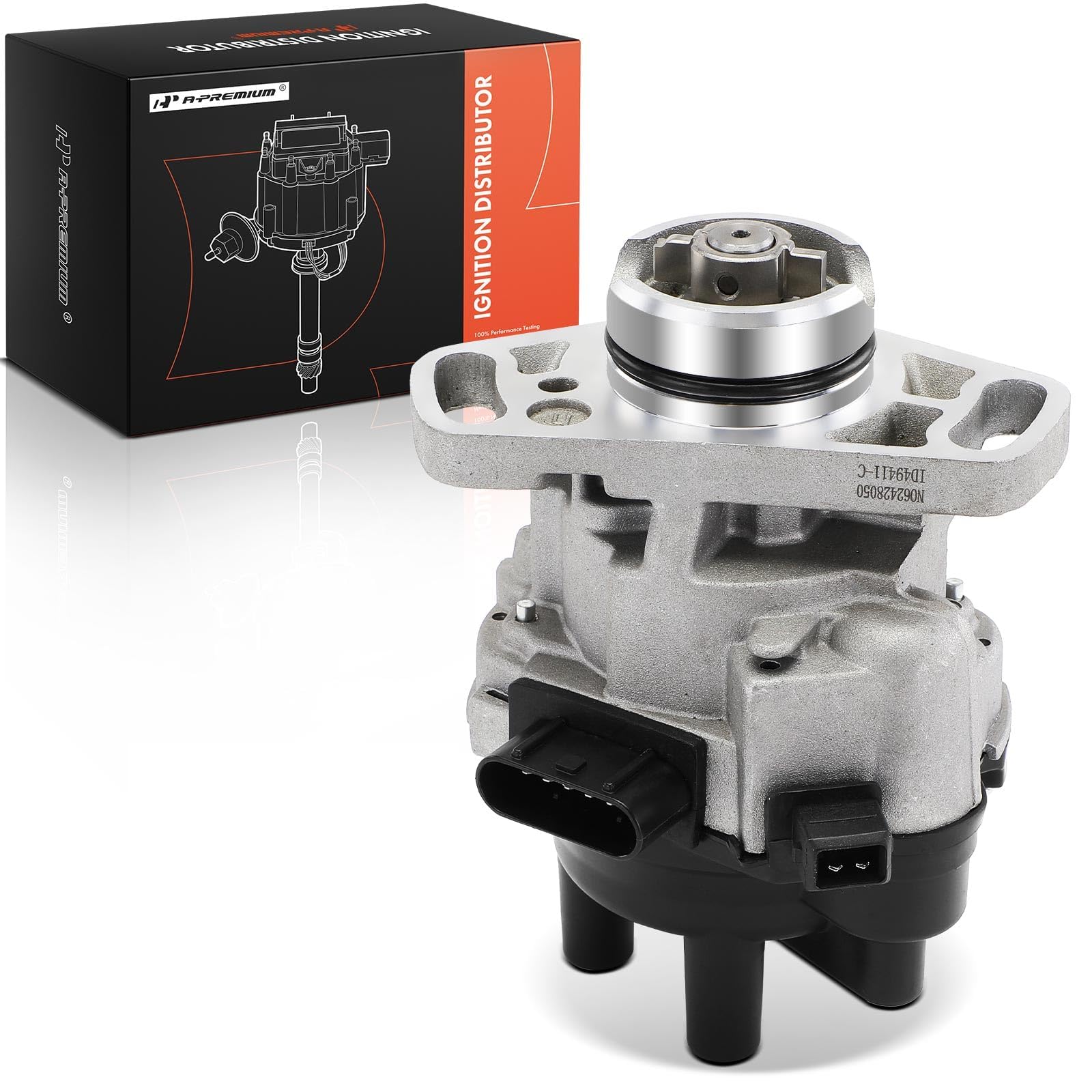 A-Premium Ignition Distributor with Cap and Rotor Compatible with Mitsubishi Mirage 1991-1995 & Dodge Colt 1991-1994 & Eagle Summit 1991-1996 &
