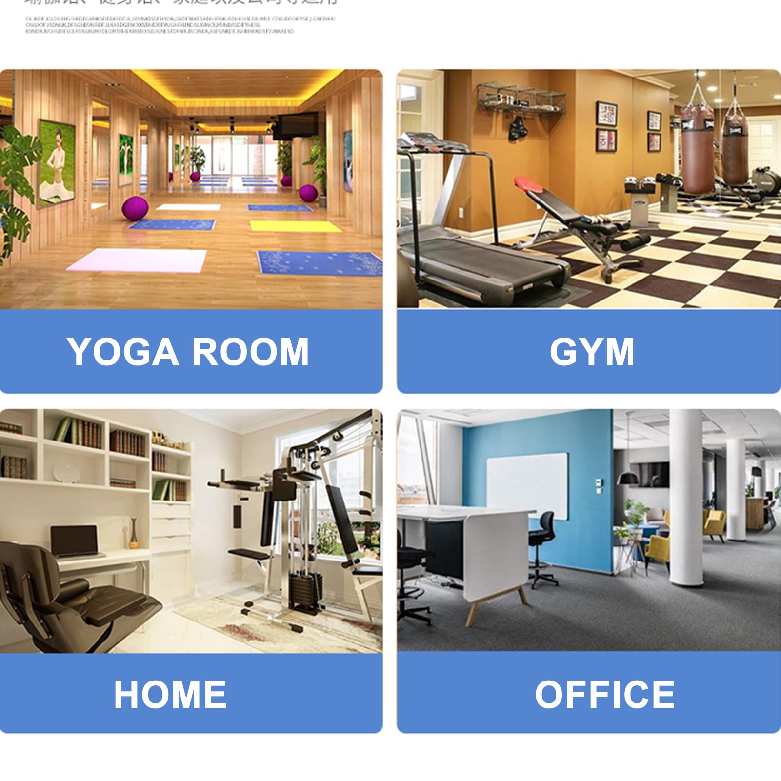 Support de tapis de yoga multi-couches de grande capacité pour studio de yoga, salle de sport à domicile