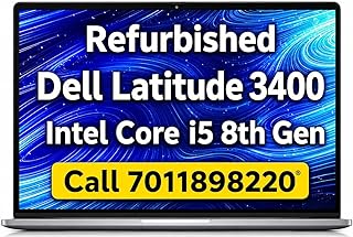 Certified Latitude 3400 Ultra Slim Business Laptop – Core i5-8365u, 8th Generation 16GB RAM, 256GB SSD, 14” Full HD, Win 11 Pro (8.0, GB, 512.0, GB)