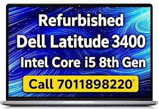 Certified Latitude 3400 Ultra Slim Business Laptop – Core i5-8365u, 8th Generation 16GB RAM, 256GB SSD, 14” Full HD, Win 11 Pro (32, GB, 1, TB)
