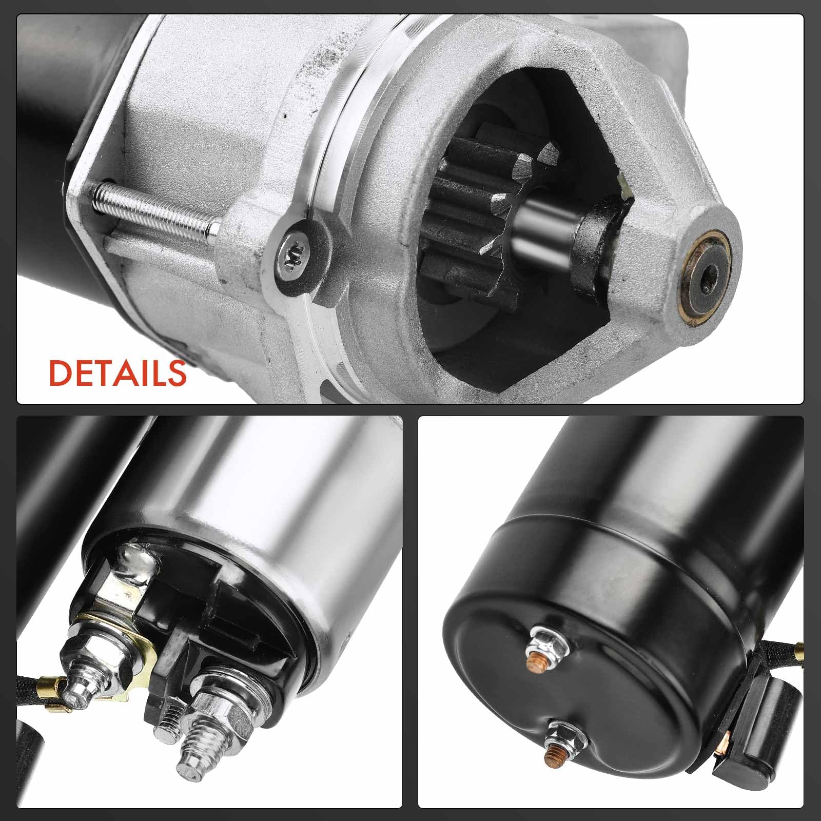 Frankberg Anlasser Starter Anlasser Auto Benzin 1,1 KW/12 V/10 Zähnezahl Kompatibel mit Corsa C X01 Astra G CC T98 Agila (A) H00 Astra G Caravan T98 Replace# 111123