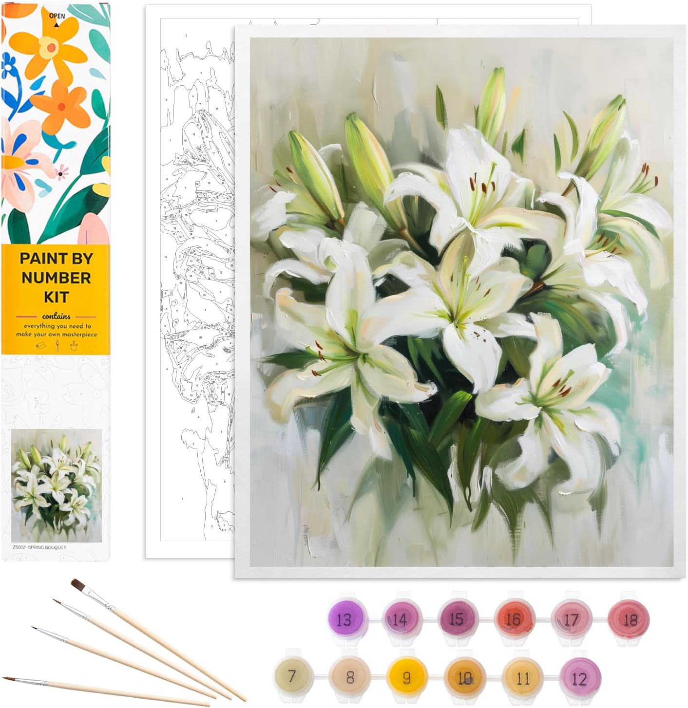 MiniTeasure Paint by Numbers Kit for Adults Beginner 16x20