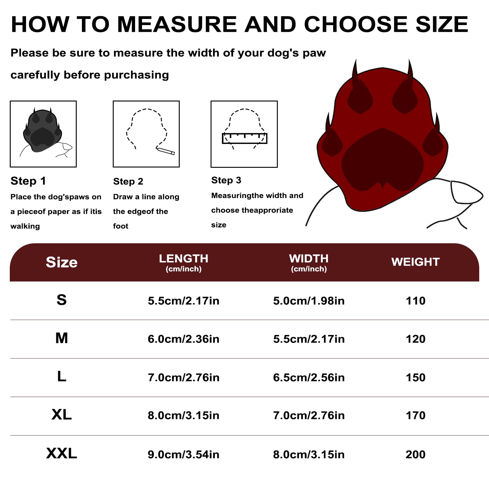 Muecleao Boots, Set of 4 Shoes for Injured Paws Waterproof With Reflective Straps and Anti-Slip Sole - Image 2