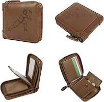 Mammut Hombre StarHide Cartera De Piel De Cazador Angustiado Marrón Oscuro De Los Cartera Chico Joven Marca