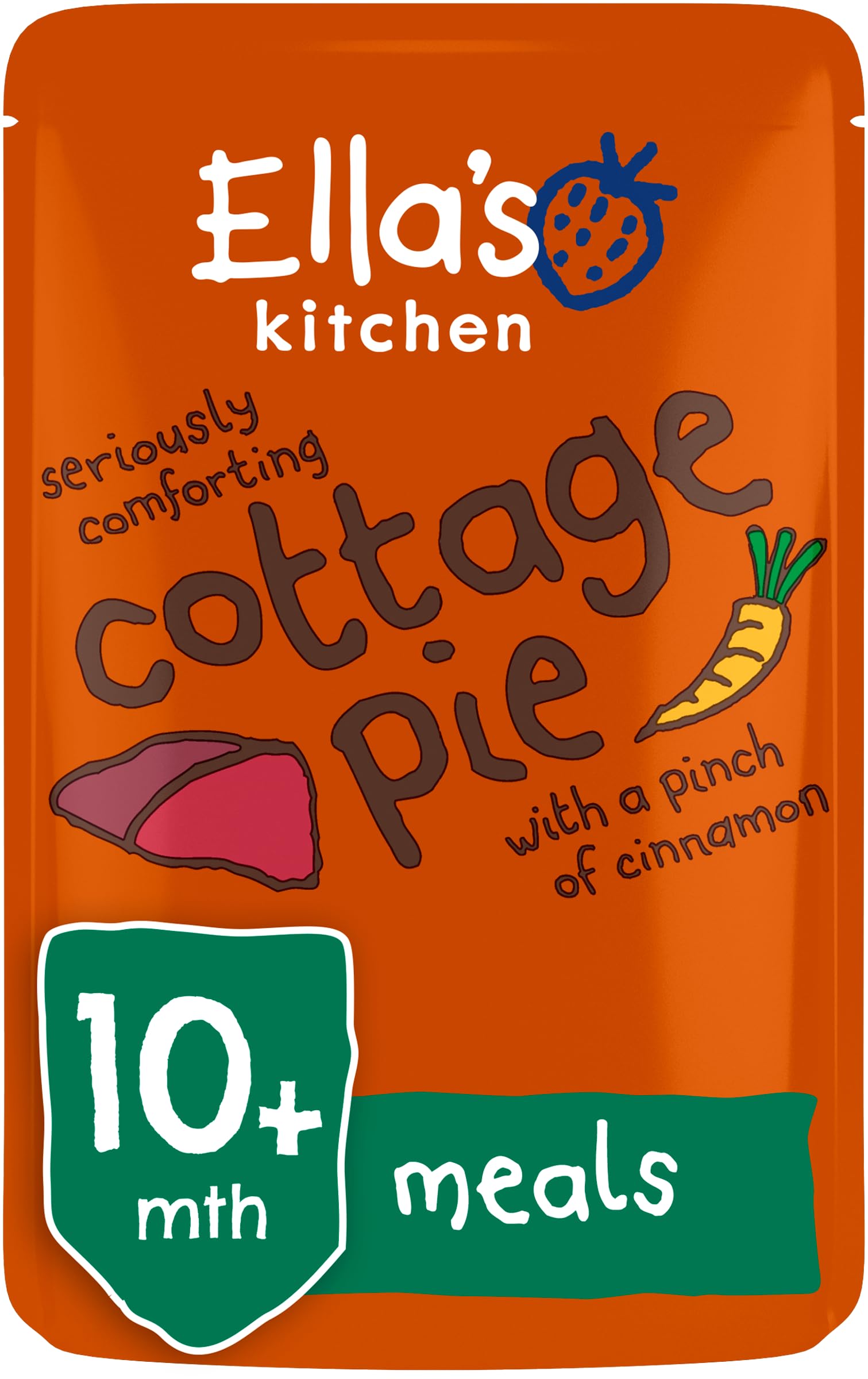 Ella's Kitchen Organic Cottage Pie Baby Pouch 10+ Months, 190g