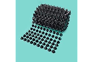 1-Yard DIY Spike Stud Rivet Flat-Back Ribbon Trim for Jewelry Craft