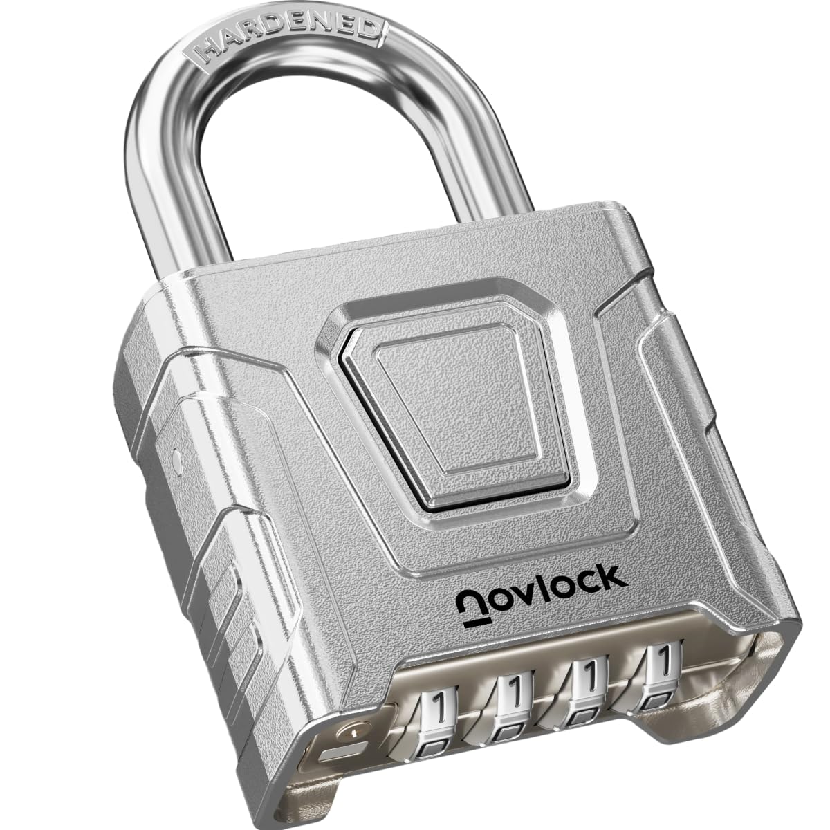 Outdoor Combination Lock – Heavy Duty, Large, Weatherproof Padlock with Code – for Gates, Fences, Sheds, Lockers, Cabinets, Storage Units – 1-Pack, Silver-image-34