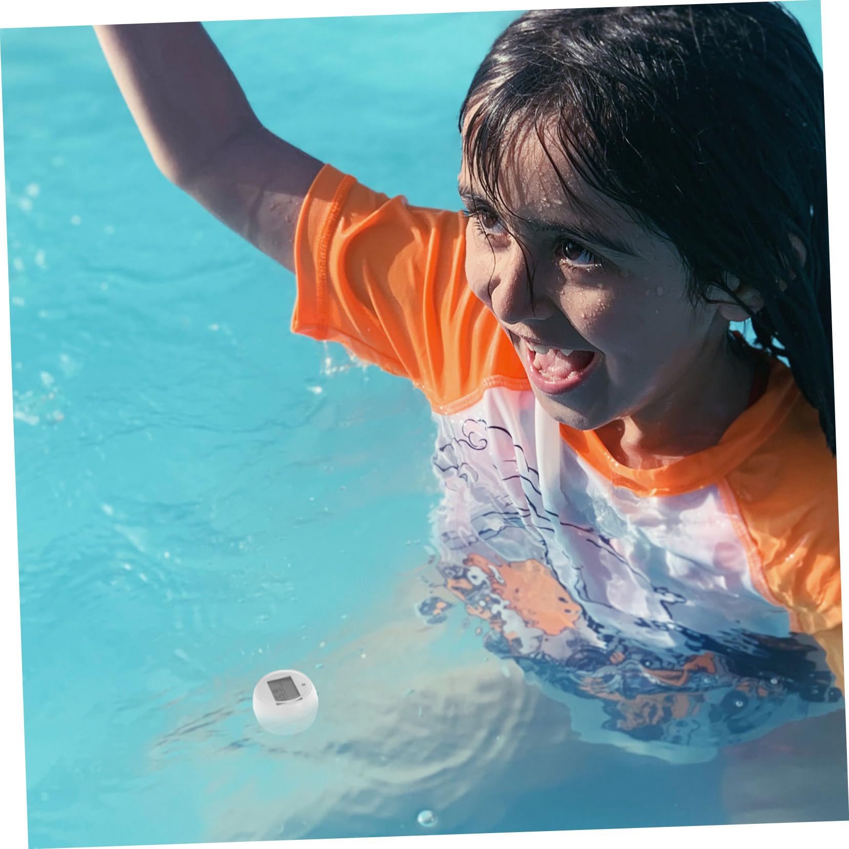 MAGICLULU 3 Pz Termometro Per Bagno Di Ghiaccio Termometro Temperatura Acqua Galleggiante Per Acqua Per Piscina Dell'acqua Da Laghetto Bianca Pp