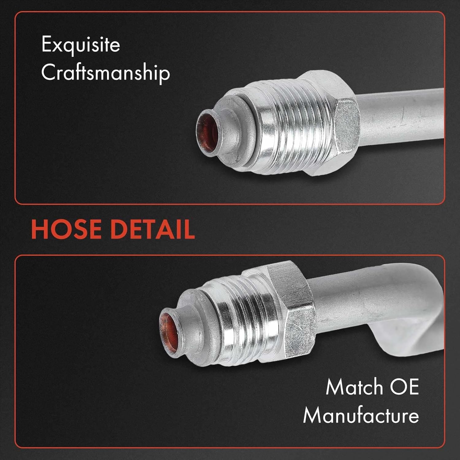 A-Premium Power Steering Pressure Hose Line Assembly Compatible with Chevrolet Aveo 2004-2008, Aveo5 2006-2008 & Suzuki Swift+ 2004-2008 & Pontiac Wave, Wave5, L4 1.6L, Pump To Gear/Rack Pinion