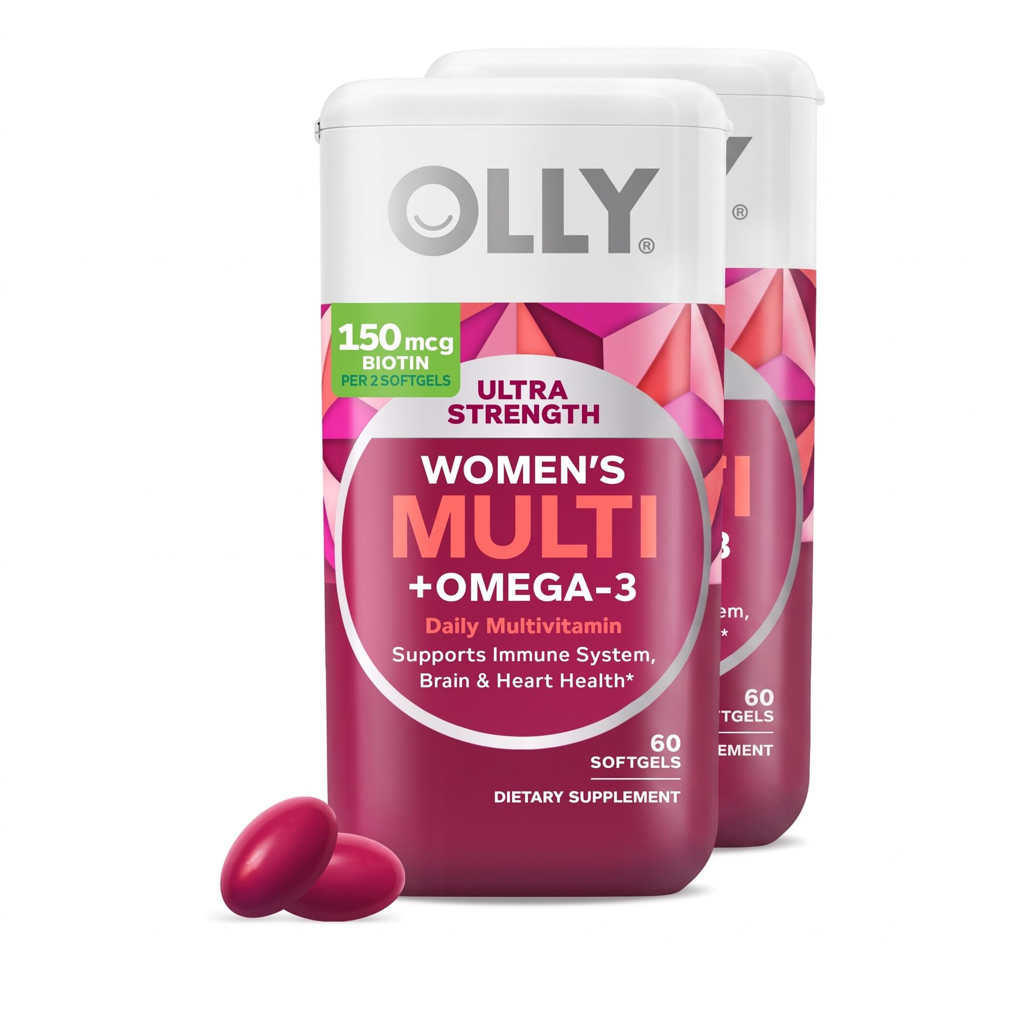 OLLY Ultra Strength Women's Multivitamin Softgels, Omega-3s - 60 Count — Amazon image 11