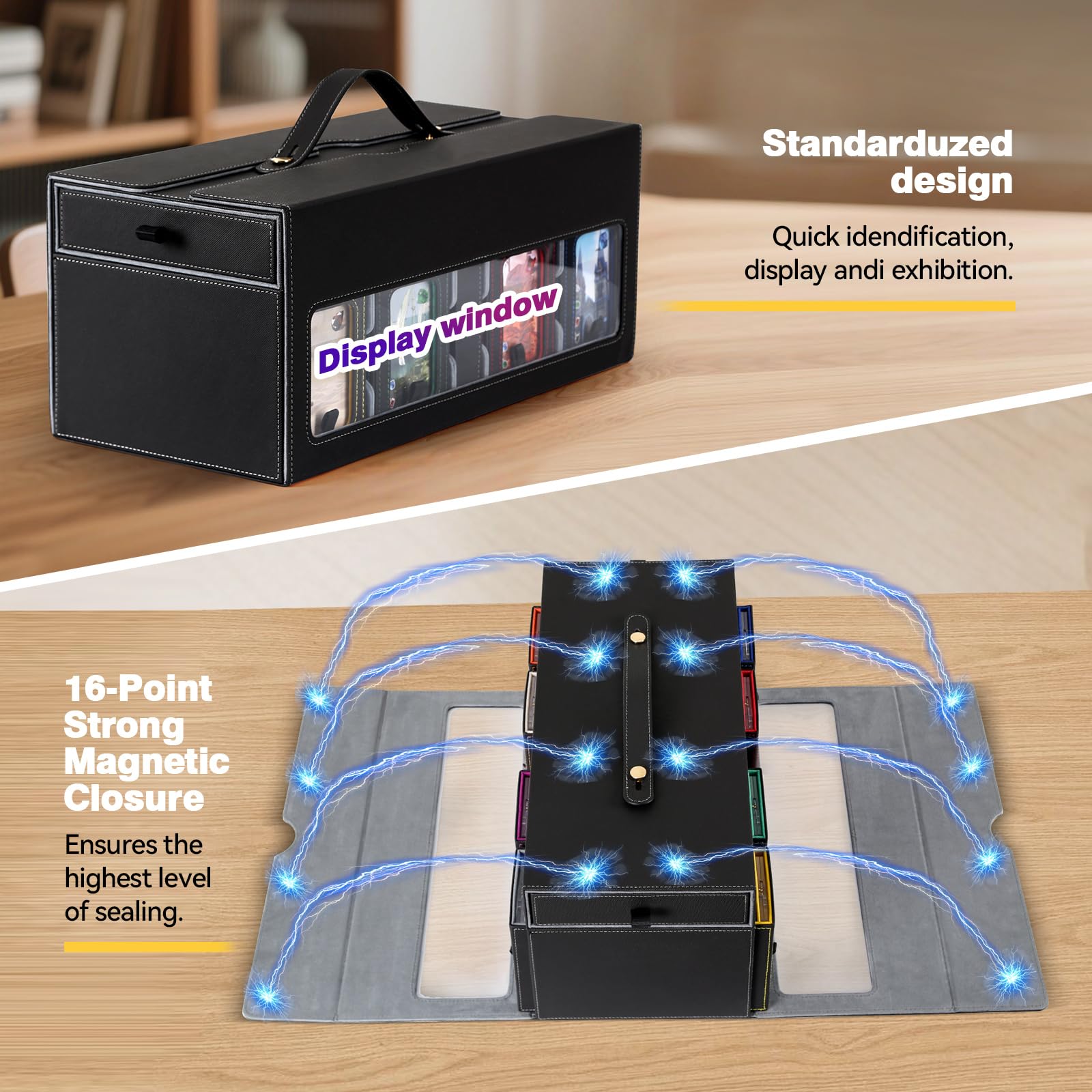 Brobear Commander - Caja de almacenamiento para MTG, caja de almacenamiento de cartas coleccionables para MTG, MTG Commander, funda multiusos para tarjetas deportivas MTG TCG