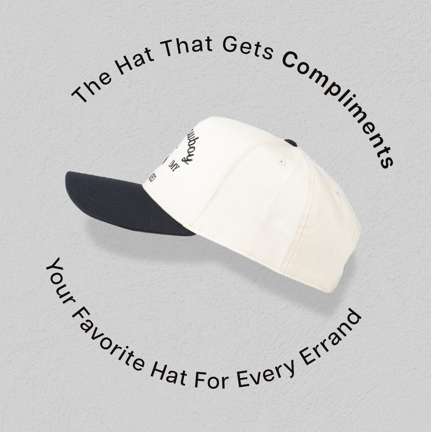 Vintage Trucker Hat for Men & Women - Adjustable Snapback, 100% Cotton, Embroidered Country & Western Styles - Image 3