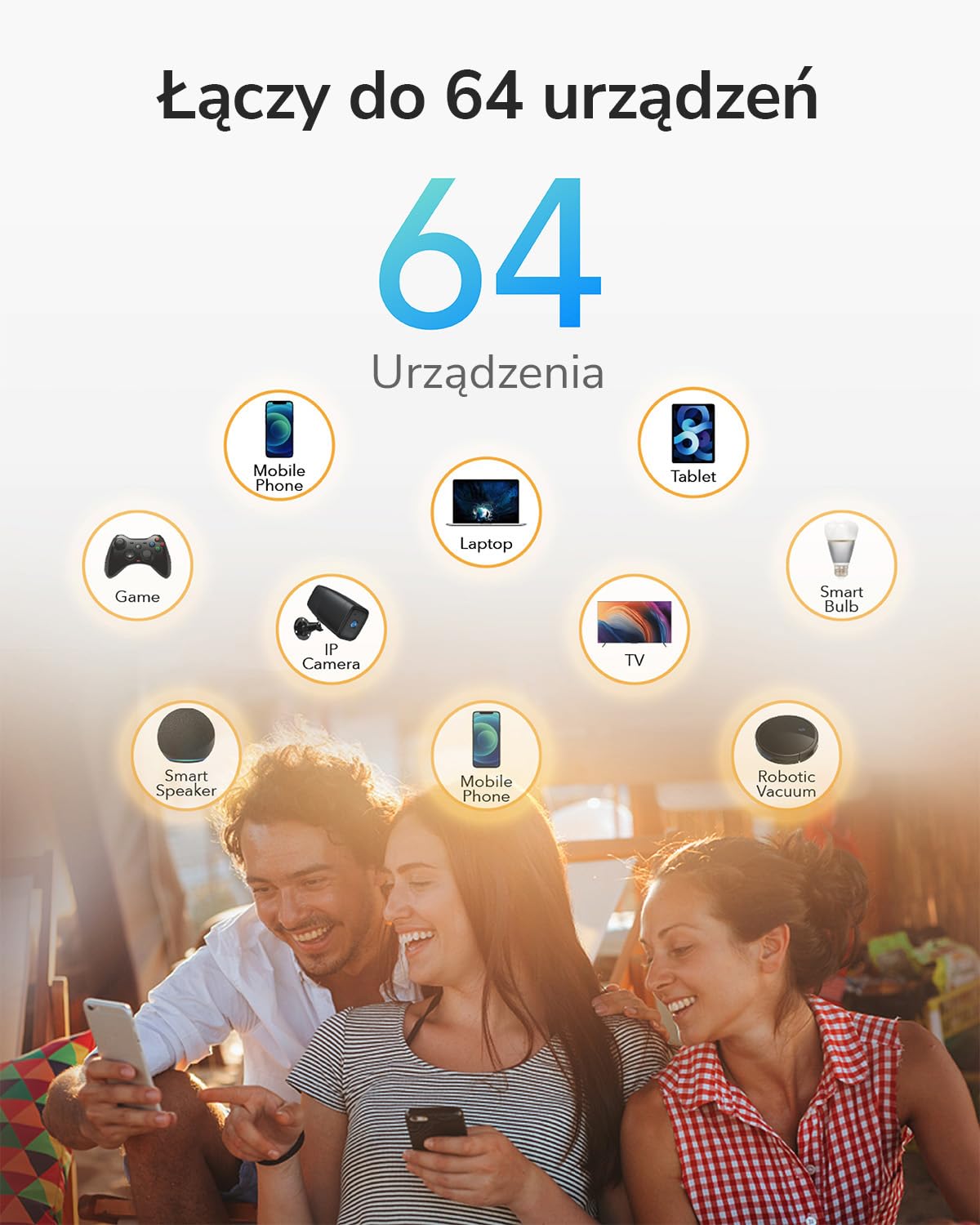 Cudy N300 WiFi Odblokowany Modem 4G LTE Router z Gniazdem Karty SIM, WiFi 300Mbps, Cat4, Anteny Wewnętrzne o Dużym Wzmocnieniu, VPN, Plug and Play, LT400E