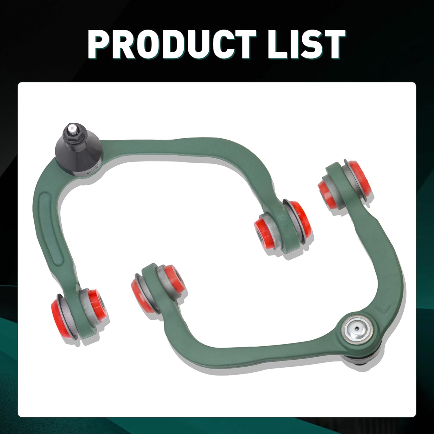 2pcs Front Upper Control Arm w/Ball Joint Compatible With 2007-2022 Ford Expedition, 2005-2020 Ford F-150, 2006 2007 2008 Lincoln Mark LT, 2007-2022 Lincoln Navigator K80306 K80308(2pc)