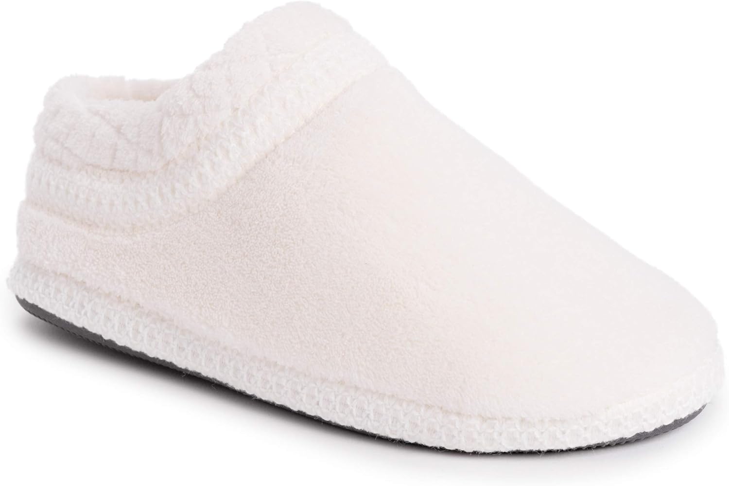 MUK LUKS womens Rita Full Fit - Daisy White Slipper, Daisy White, Medium US