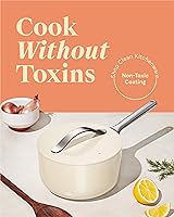Vista 2 de Caraway - Sartén de cerámica antiadherente con tapa (1.75 qt) - No tóxica, sin PTFE ni ácido perfluorooctanoico (PFOA) - Apto para horno