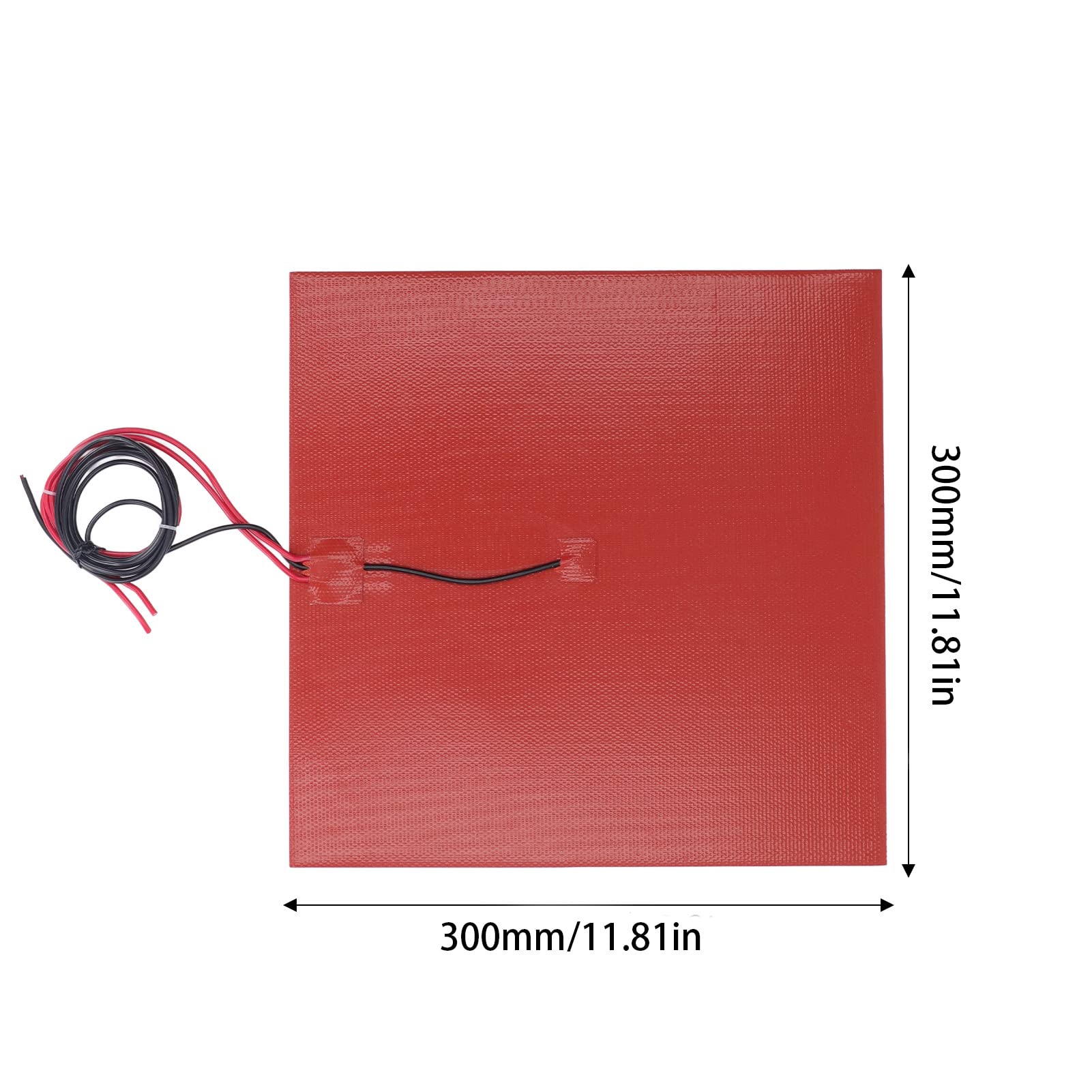 AMONIDA 300x300mm Mocny Klej Drukarka 3D Podgrzewane łóżko, Płyta Grzewcza, Poduszka Grzewcza do Gorącego łóżka (DC24V)