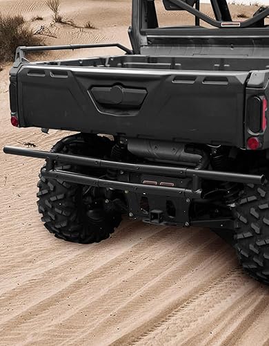 Miniatura 4 de A & UTV PRO Parachoques trasero con luz LED para Can-Am Defender (MAX) HD5 HD7 HD8 HD9 HD10 2016-2025, protector de cepillo de parachoques trasero