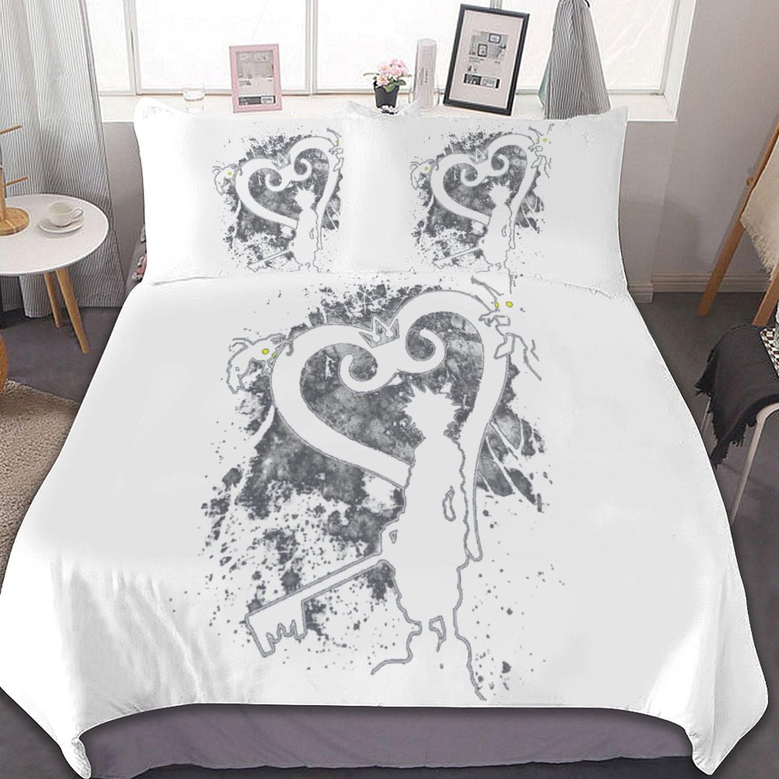 Amazon｜キングダムハーツ 寝具3点セット 布団カバー シングル 寝具