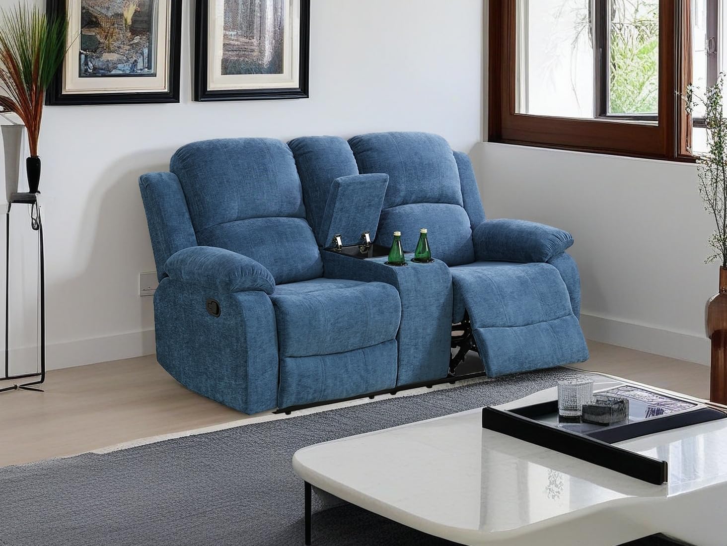 Dekmxas Recliner Loveseat