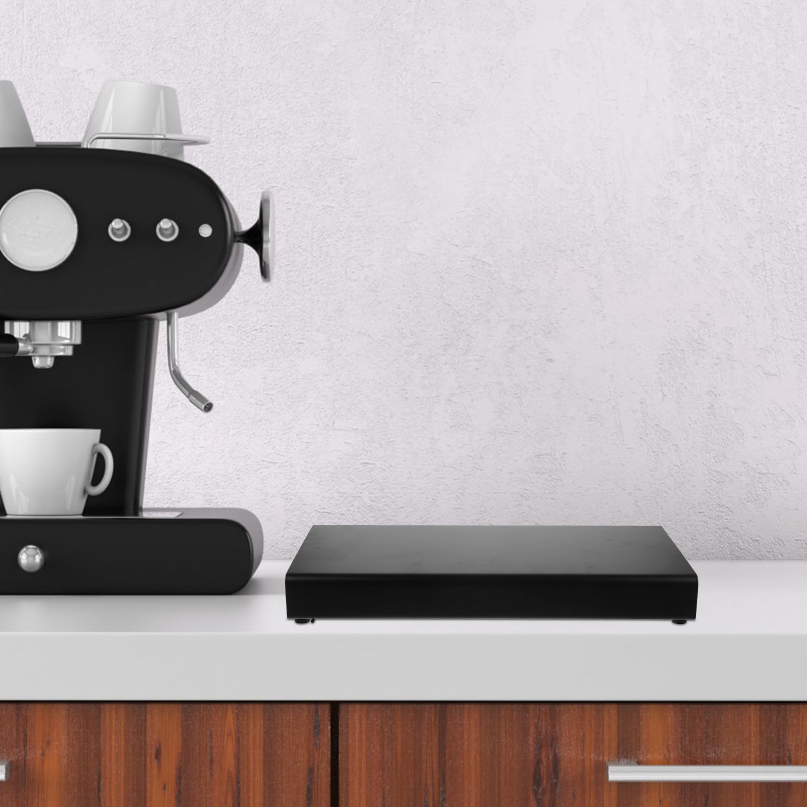 Gatuida Cassetto Porta Cialde Caffè in Ferro Nero Grande Capacità per Mantenere Capsule Facilmente Accessibili, Design Moderno per Coffee Station e Ufficio