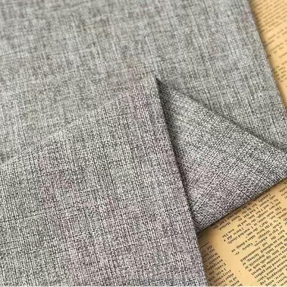 Patch de réparation tissu canapé usé solution autocollante grise 46 cm de large