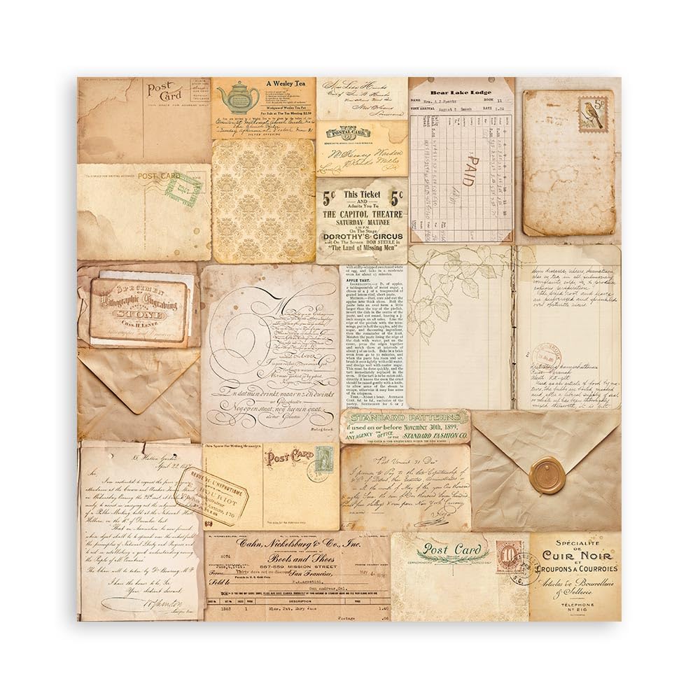 Papier De Scrapbooking Stamperia - Motif Noël (Casse-Noisette) - Sans Acide, Double Face - Pour Albums, Cartes, Bullet Journal, DIY