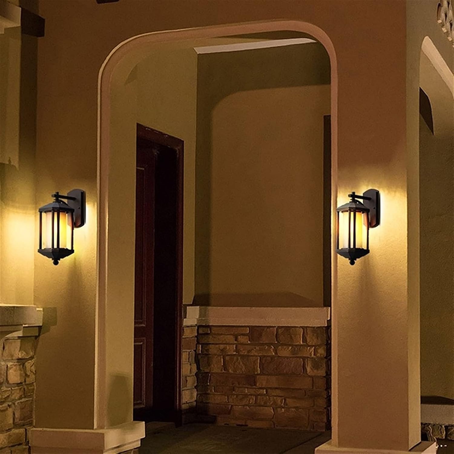 Wall Sconces, はりランプノイロアイ、ナガ終年ノショウエネノテラスノ化粧えじきナ四壁ノヒカリ、ヴィラノローカのバルコニーニテキスルタ今日的ダレンテツ