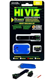 Amazon.com : Hi-Viz HIVIZ Henry RFL LIGHTWAVE Sight Set