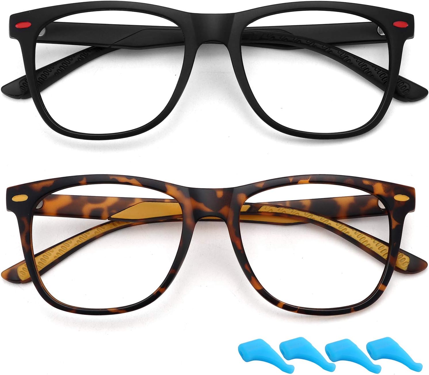 WOWSUN Kids Blue Light Blocking Glasses for Boys Girls
