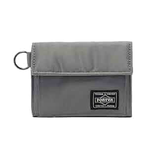 ポーター　タンカー　ナイロン　長財布　折財布　シルバー　グレー　日本製 ポーター タンカー ナイロン 長財布 折財布 シルバー グレー 日本製