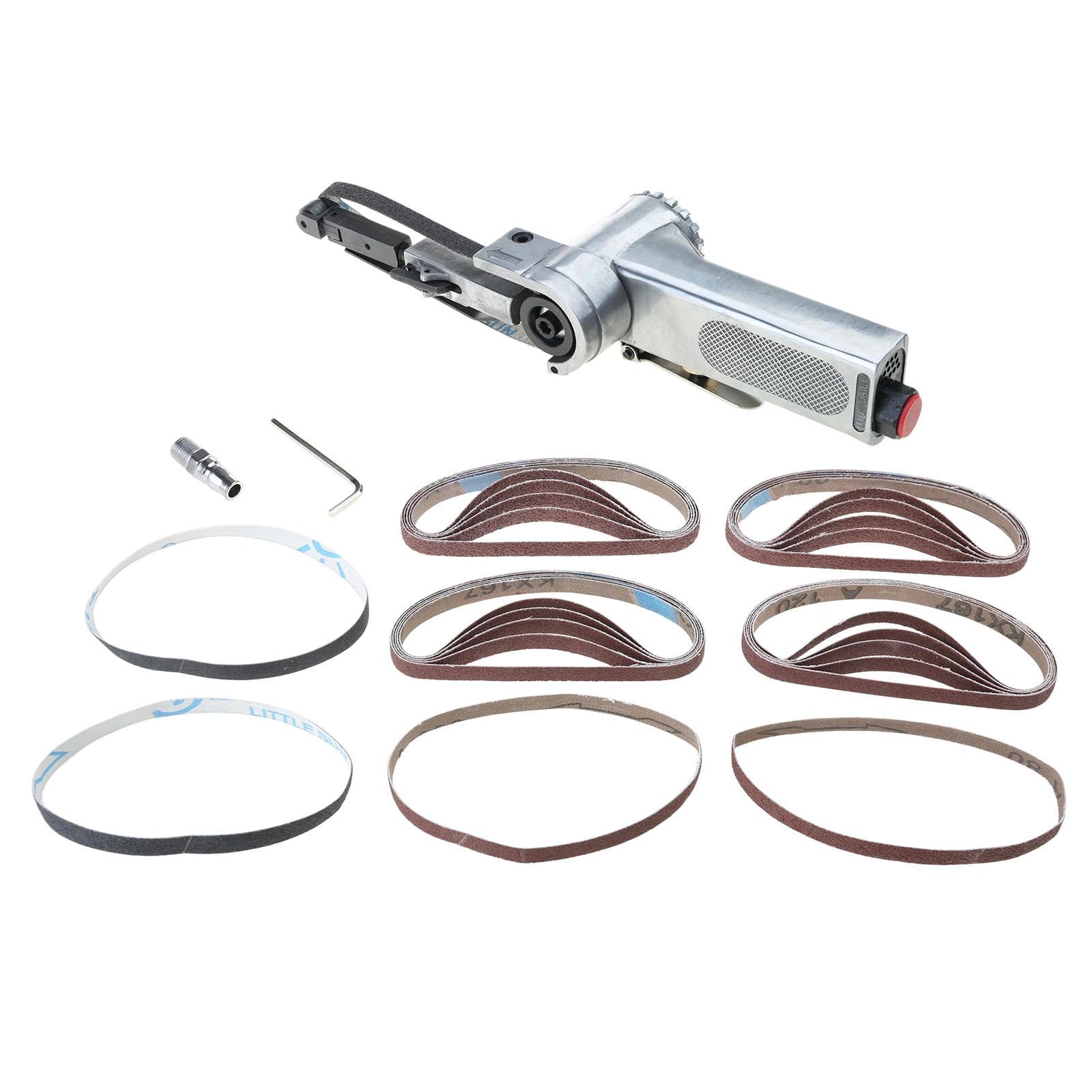 Ponceuse à bande pneumatique de carrosserie pour décapage de peinture et soudures