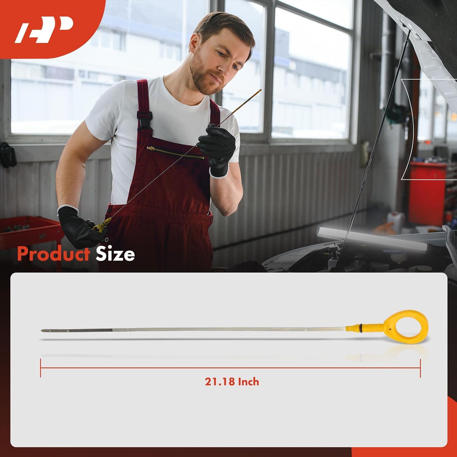 A-Premium 3.0L 3.3L Engine Oil Dipstick Compatible with Toyota & Lexus Models - Camry, Highlander, Sienna, Avalon, Solara, ES300, ES330, RX300, RX330, RX400h, Engine Oil Measuring Rod Dip Stick