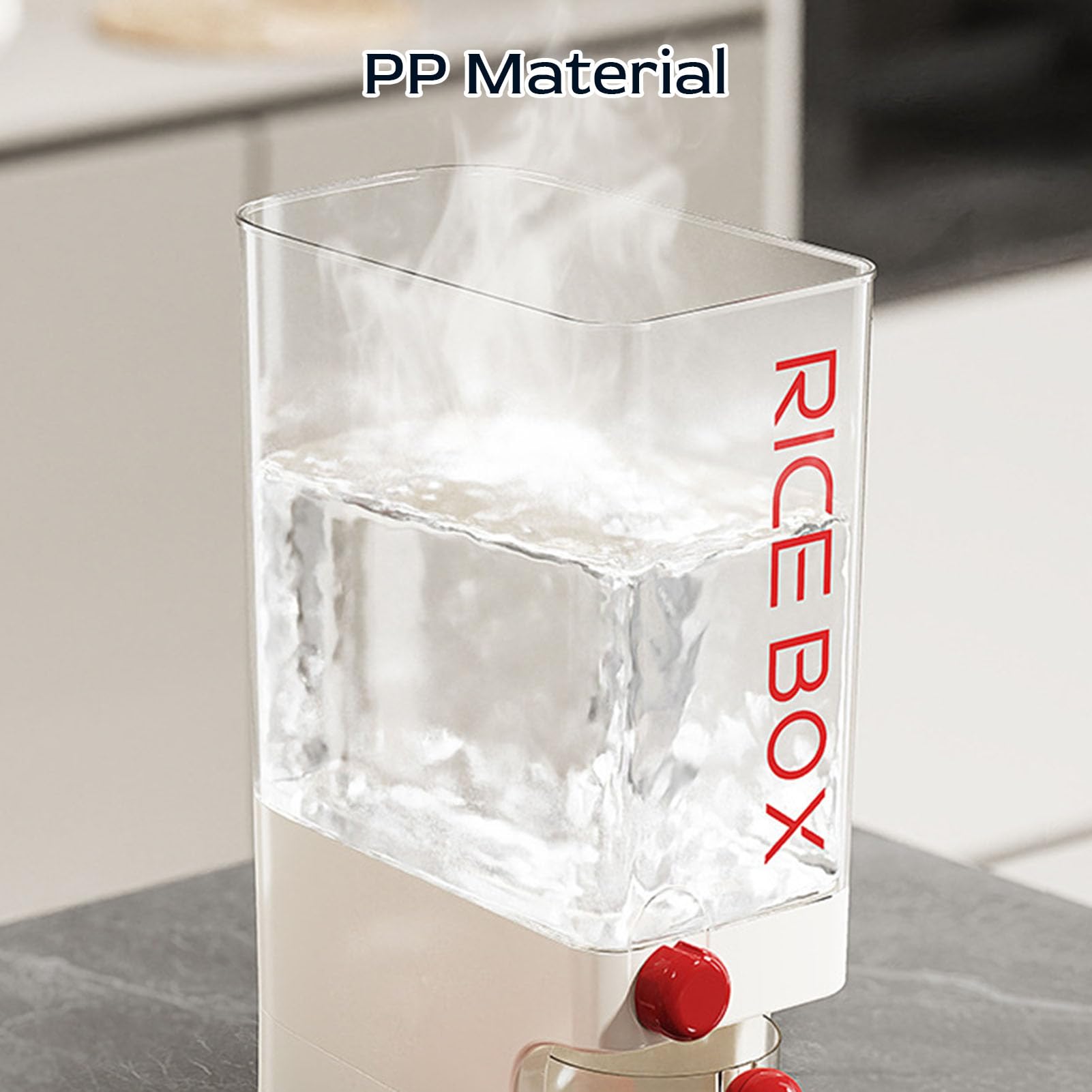 Distributore di Riso, Contenitore per Cereali in PP 10kg con