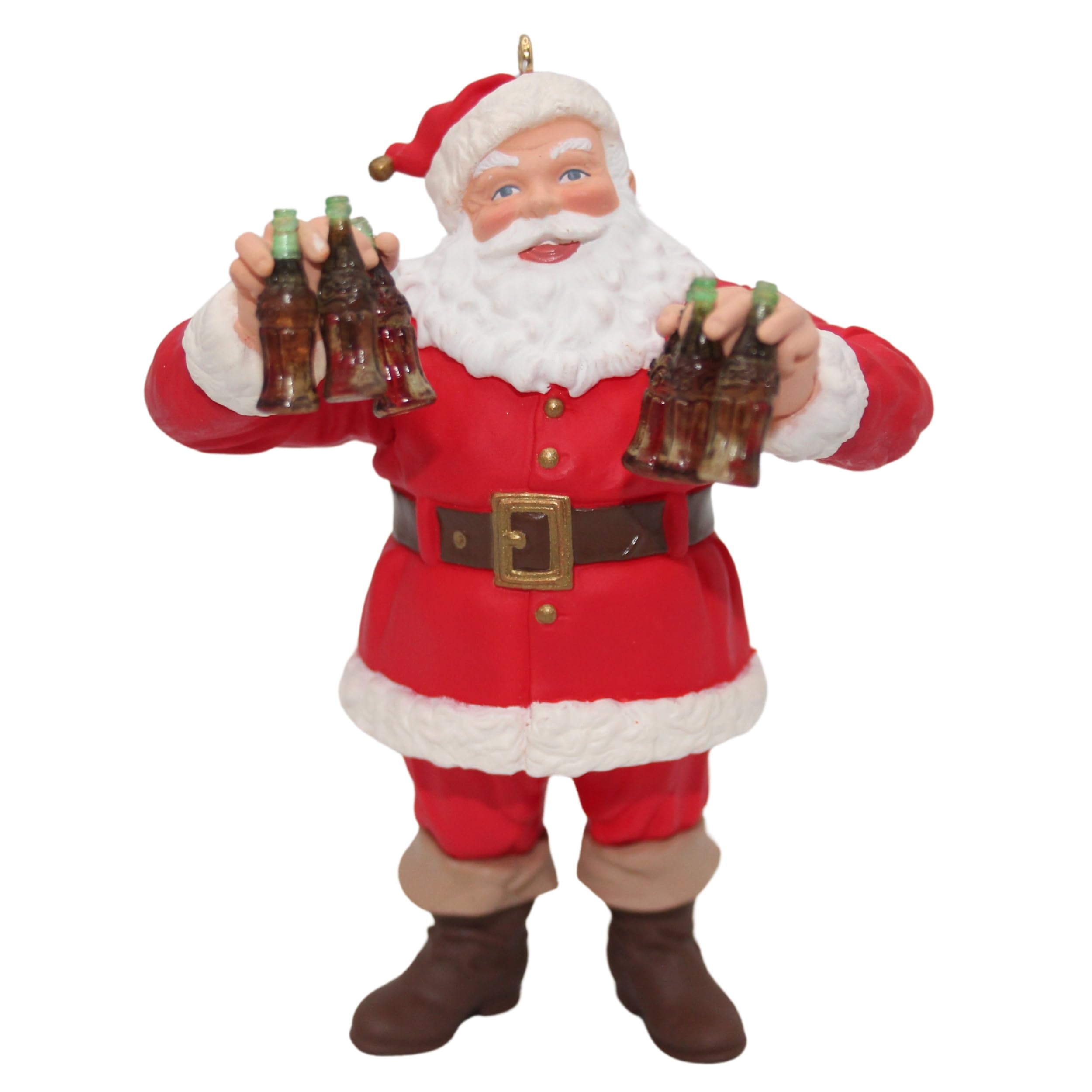Amazon.com: Hallmark QX4067 Refreshing Gift Coca Cola Santa 1995