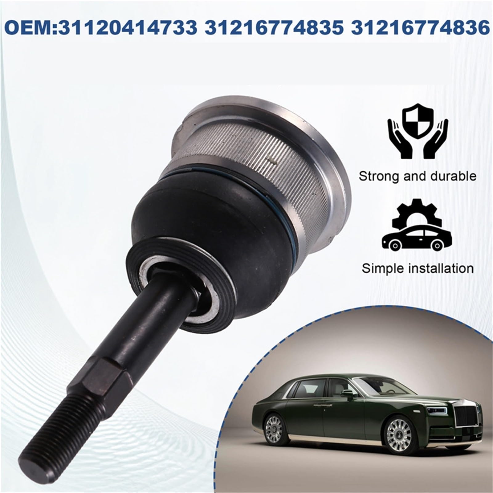 drążka kierowniczego narzędzie Pasuje do Rolls-Royce Phantom 31120414733 31216774835 31216774836 Wymiana przedniego przegubu kulowego