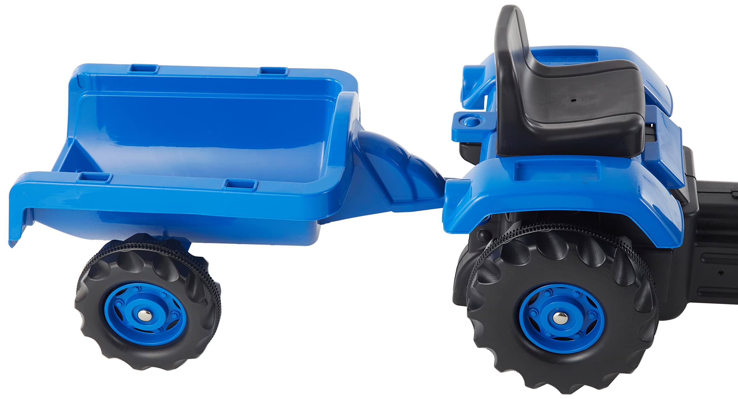 Dolu Trattore con rimorchio - Pedale, blu