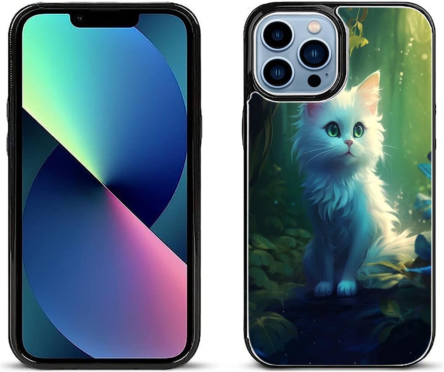 Stylish Wallet Case for iPhone 13 Pro with Cat Printaa32 Design Premium Protection and Functionality Sleek Design Kickstand Feature