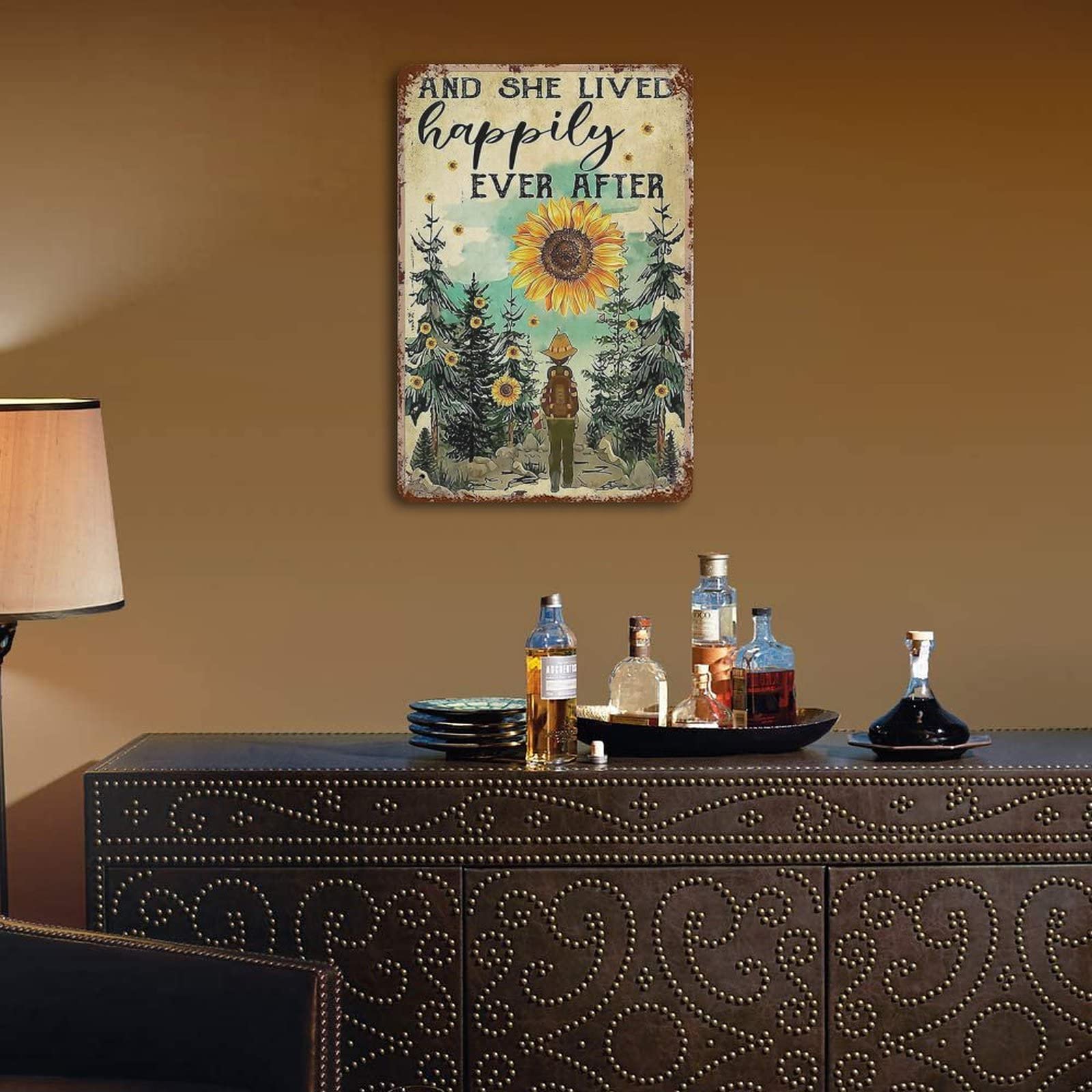 Targa In Metallo 20x30 Cm Con Frase Motivazionale Religiosa ‘Dio Dice Che Sei’ – Decorazione Rustica Vintage Per Pareti Di Casa, Bar E Camera Da Letto