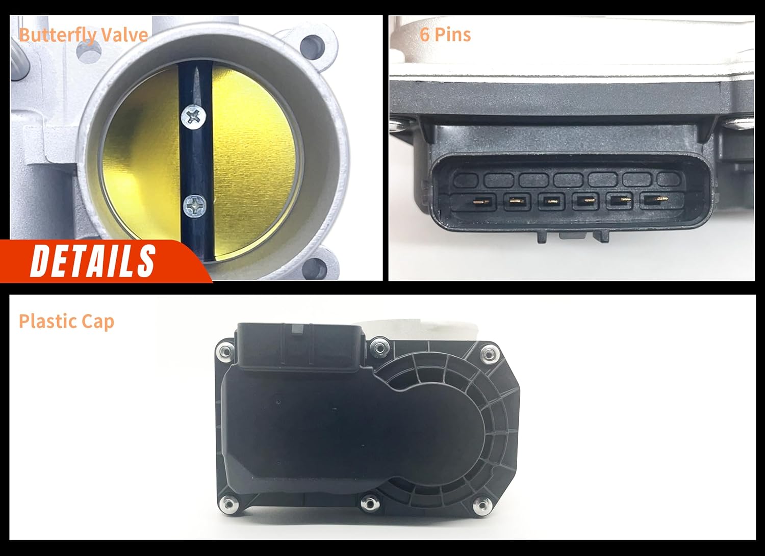 Electronic Throttle Body Assembly Compatible with Toyota Corolla 2005-2009, Matrix 2005-2008, Pontiac Vibe 2005-2008, L4 1.8L 1794cc Replaces#20126 220300D031 22030-22041 TB1070 22030-0D031 977-336