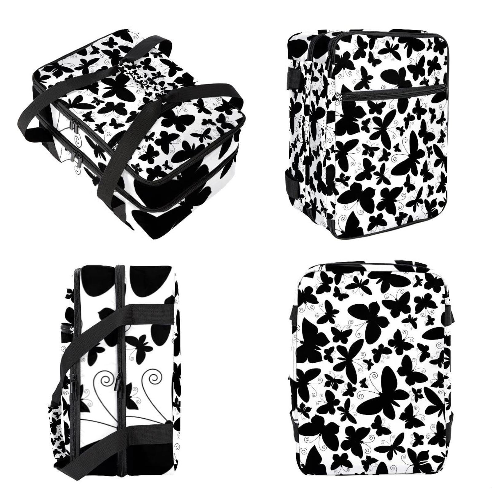 Grand sac à déjeuner isotherme pour homme et femme, double couche, étanche, étanche, réutilisable, sac fourre-tout pour le travail, l'école, le pique-nique, la plage, le camping, les voyages, motif