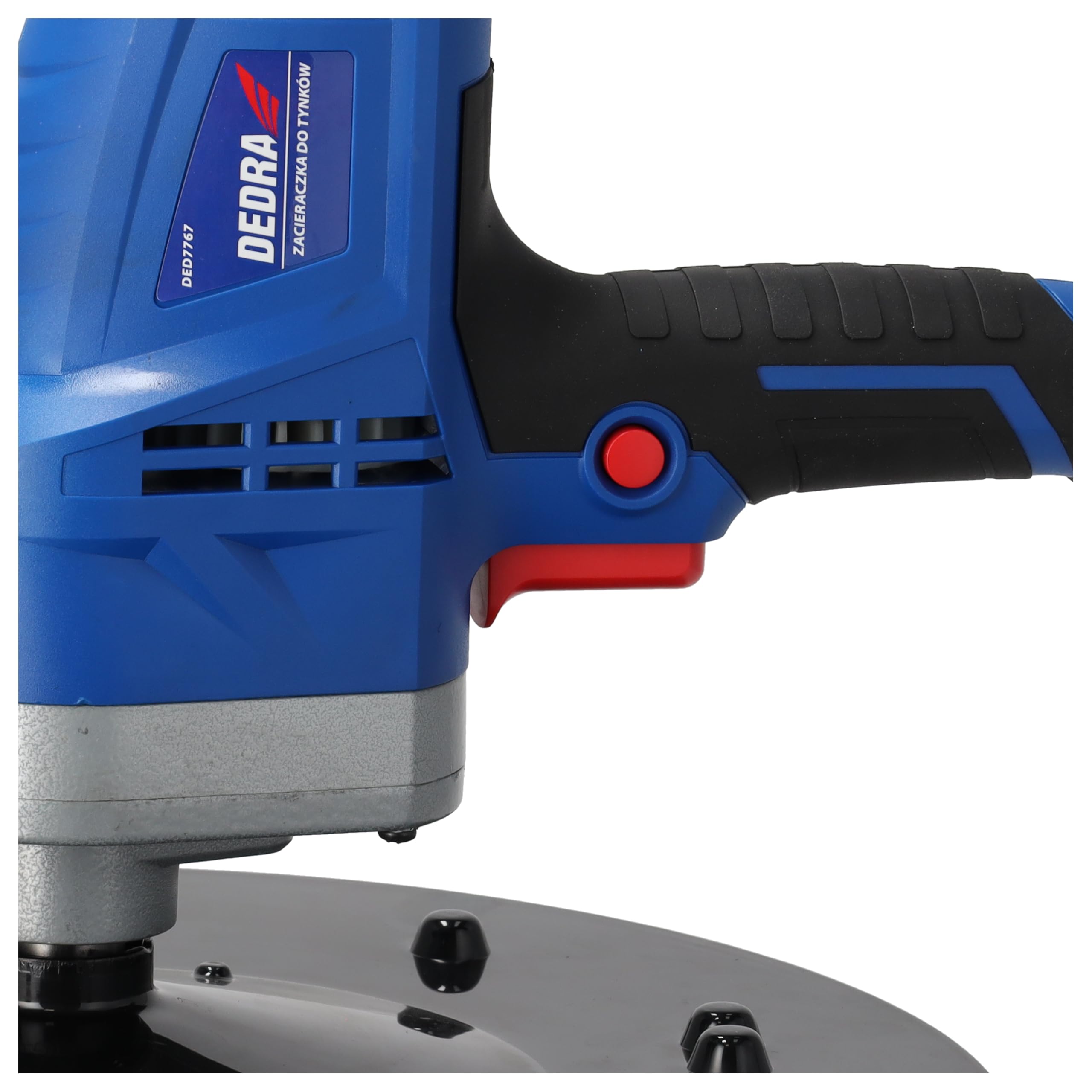 Macchina per la lavorazione dell'intonaco DEDRA forte 710 W, diametro del disco Ø 390 mm, 110 RPM, softgrip, un dispositivo multifunzionale per il trattamento di pareti o pavimenti