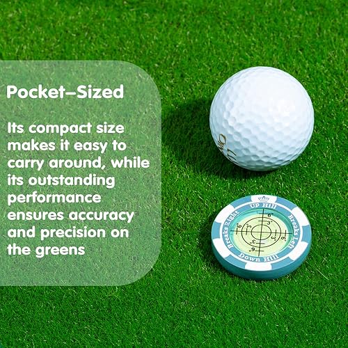 Miniatura 5 de SlopeMaster ProGreen Reader - Marcador de pelota de golf con ayuda de lectura del green de alta precisión, accesorios de golf para hombres y mujeres