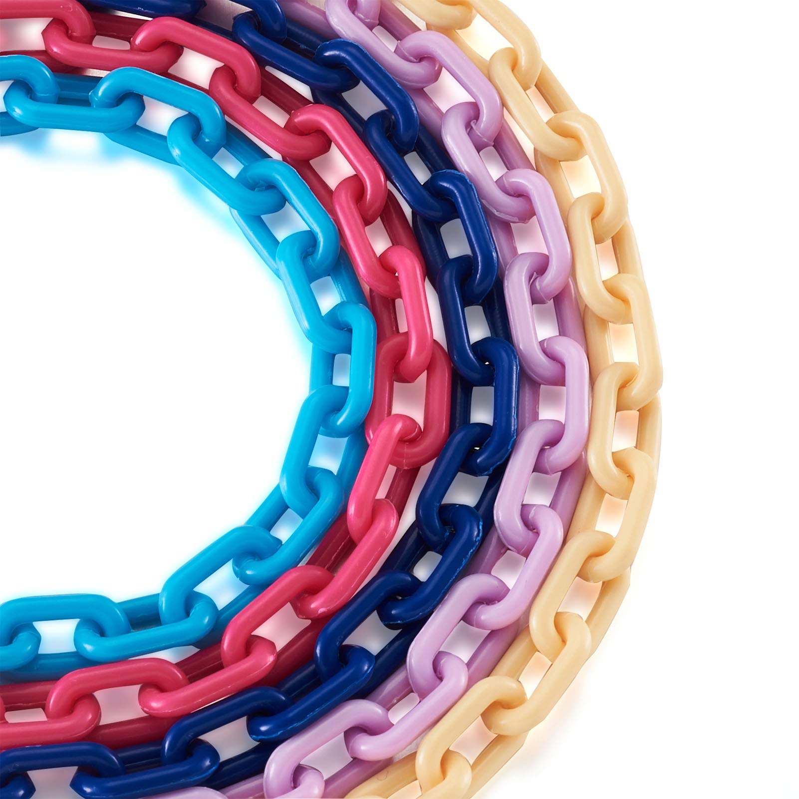 Amazon | Beadthoven 10本入り 幅8mm 混合色 プラスチック