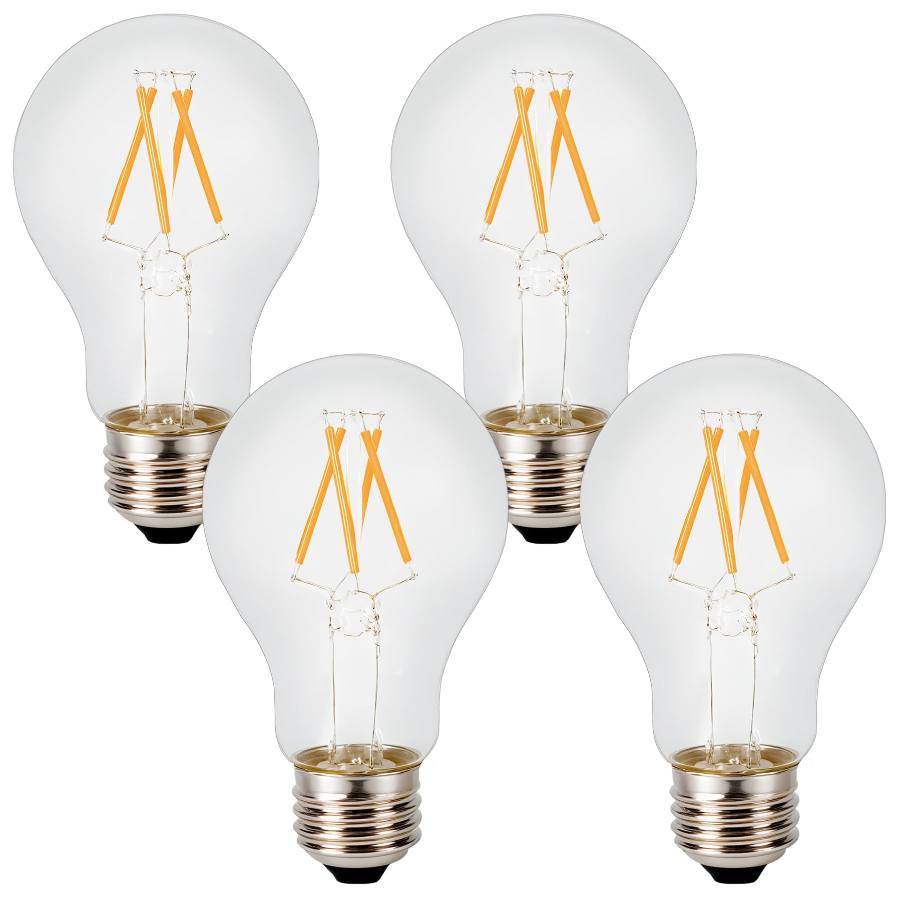 Amazon.co.jp: FWAYTECH ledフィラメント電球 e26 電球色 40w形相当 調