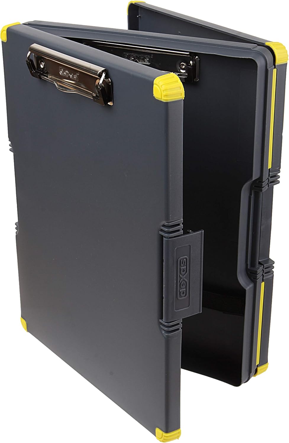 Dexas Duo Clipcase Dual Sided Storage Case and Organizer, Yellow : Office Products