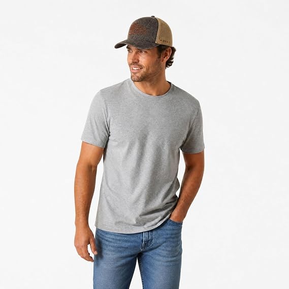 ARIAT Men's Snapback Flex Fit Small Shield Logo Cap
