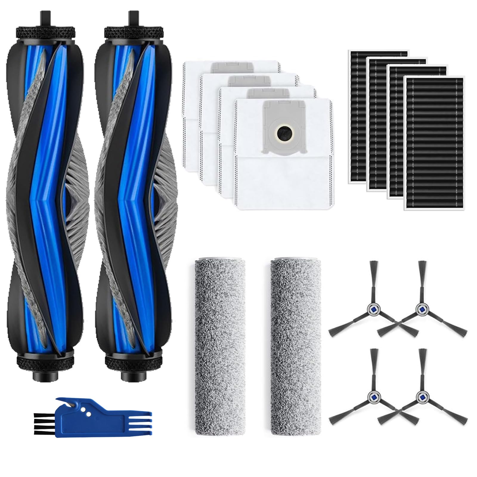 Rouleaux ECOVACS DEEBOT X8 Omni pour supprimer les blocages de brosse de robot